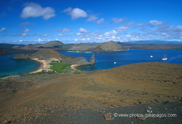 Paysage typique des Galapagos - île de Batholomé